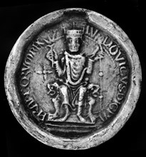 Seal of Louis VI known as the Le Gros