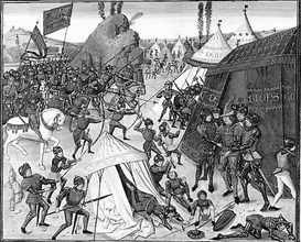 Chroniques de Froissart: bataille de la Roche-Derrien