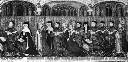 Jean Juvénal des Ursins, sa femme et leurs onze enfants