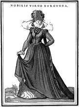 Women's fashion of the noble ladies of Burgundy