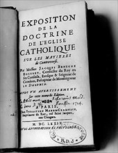 Exposition de la doctrine de l'Eglise catholique par  Bossuet