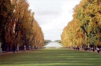 Versailles. Le Tapis Vert et le Grand Canal.