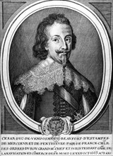 César de Bourbon, duc de Vendôme (1594 -  1665).