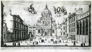 The large gate of the church of Sorbonne.
