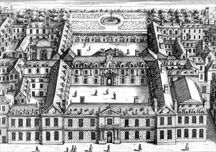 Le Palais Royal, bâtit en 1636 par le cardinal de Richelieu.