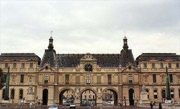 Entrance to the Louvre Museum Paris