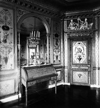 Fontainebleau. Le boudoir de la reine Marie-Antoinette.