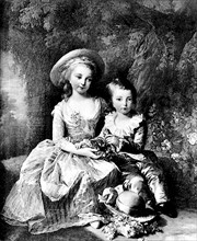 Madame Royale, born on 19 December 1778 and the first Dauphin Louis-Joseph-Xavier, born in Versailles on 22 October 1781; who died on 4 June 1789