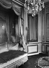 Versailles. Le petit salon bleu de Marie-Antoinette.