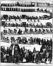 September 1715  Funeral of Louis XIV.