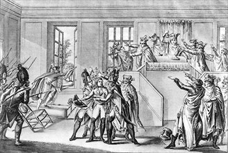 Séance du Conseil des Cinq-Cents, 1799.