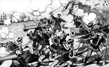 Guerre du Tonkin. 23 août 1883 : prise des forts de Hué.