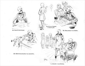 Caricatures représentant Georges Clémenceau