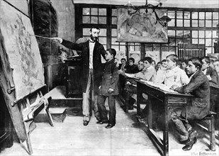 Salle de classe en 1887