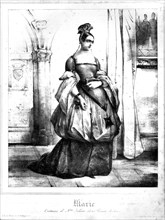 Juliette Drouet en costume de théâtre.