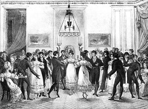 Bal à Paris en 1819.