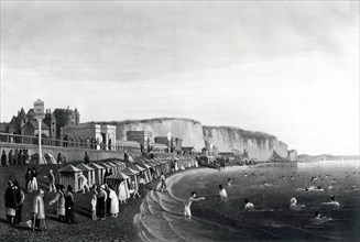 Les bains de mer à Dieppe (fin du siècle).
