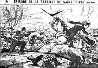 18 août 1870. Bataille de Saint-Privat la Montagne,1870