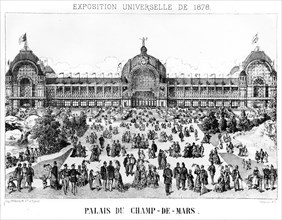 Paris. Exposition Universelle de 1878. Palais du Champ-de-Mars.