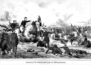The battle of Froeschwiller and Reischoffen