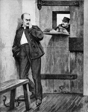 Alfred Dreyfus in jail