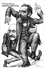 Affaire Dreyfus. Caricature.