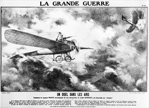 Guerre 14-18. Bataille aérienne.