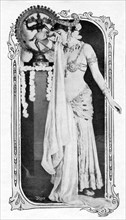 World War I.  Mata Hari (as an Indian mourner)