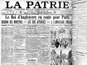 Manchette du journal « La Patrie » , Premier mai 1903