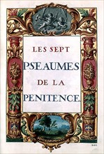Livre d'Heures de Louis XIV. Psaumes de la pénitence - 1693.