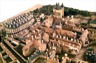 The Temple and the district of the Temple (model). Carnavalet museum.