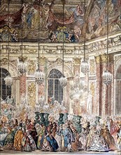 Bal des Ifs in the Hall of Mirrors at Versailles