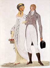Fashion in Germany.  Hamburg 1802.