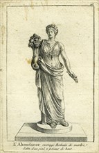 Mythologie romaine. La déesse de l'abondance.