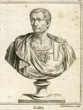 Galba (-5 to 69).  Roman emperor (68 69).
