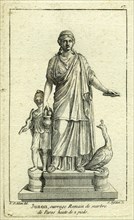 Roman mythology.  Junon, Roman divinity.