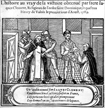Assassinat de Henri III, à Saint-Cloud,