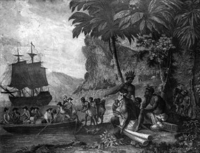 Commerce avec les indigènes des colonies.