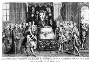 Birth of the duke of Berry, who will become the king Louis XVI