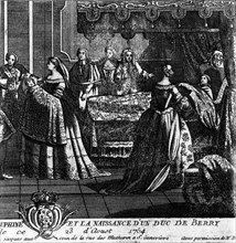 Birth of Louis XVI, August 23, 1754 in Versailles