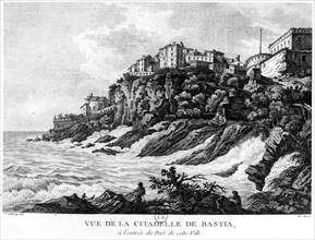 Vue de la citadelle de Bastia.