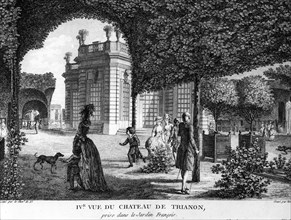 Versailles. Petit Trianon. Le salon de musique.