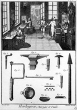 Clock and watch makers.  Encyclopaedia of Diderot and D' Alembert.