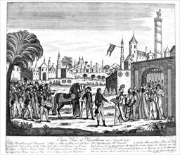 July 1798.  Entry of Napoleon Bonaparte in Cairo.