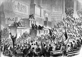 Proclamation de la chute de l'Empire. 4 septembre 1870