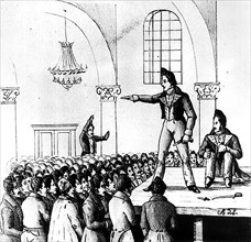 Caricature of a republican assembly