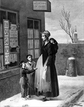 Paupers in the street