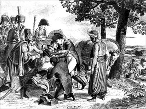 Mort du maréchal Lannes à la bataille d'Esling