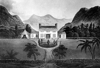 Premier Empire. La maison de Napoléon à Sainte-Hélène.