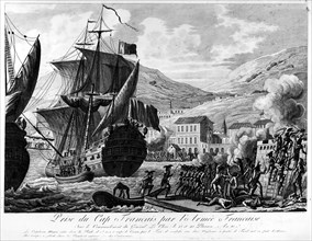 Unloading of the troops of the Leclerc General in Saint-Domingue
